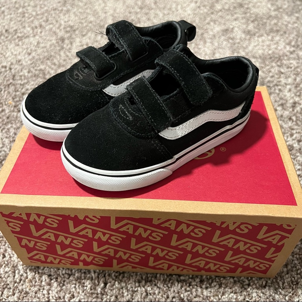Toddler Velcro Vans size 8